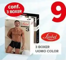 Todis 3 boxer uomo color Liabel offerta