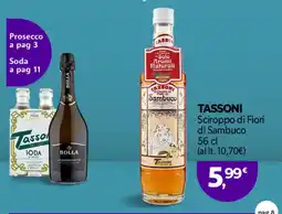 Famila Superstore TASSONI Sciroppo di Fiori di Sambuco offerta