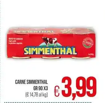 PrestoFresco Carne SIMMENTHAL offerta