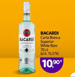 Famila Superstore BACARDI Carta Blanca Superior White Rum offerta