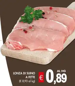 PrestoFresco Lonza di suino a fette offerta