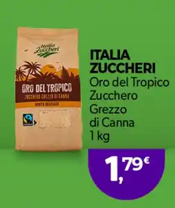 Famila Superstore ITALIA ZUCCHERI Oro del Tropico Zucchero Grezzo di Canna offerta