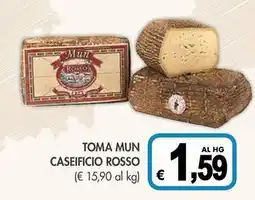 PrestoFresco Toma mun caseificio rosso offerta