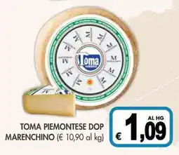 PrestoFresco Toma piemontese DOP MARENCHINO offerta