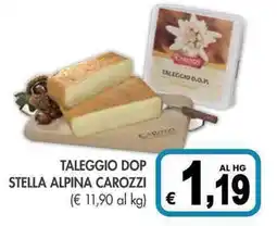 PrestoFresco Taleggio dop stella alpina CAROZZI offerta