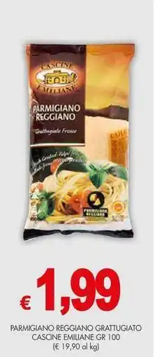 PrestoFresco Parmigiano reggiano grattugiato CASCINE EMILIANE offerta