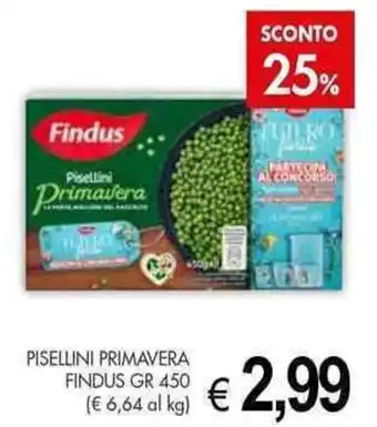 PrestoFresco Pisellini primavera FINDUS offerta