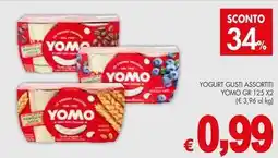 PrestoFresco Yogurt gusti assortiti YOMO offerta