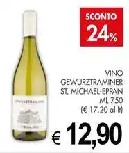 PrestoFresco Vino gewurztraminer ST. MICHAEL-EPPAN offerta