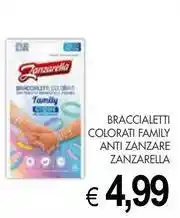 PrestoFresco Braccialetti colorati family anti zanzare ZANZARELLA offerta