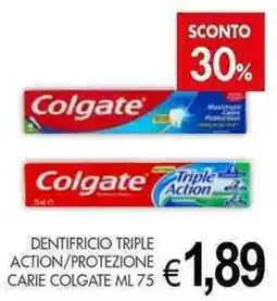 PrestoFresco Dentifricio triple action/protezione carie COLGATE offerta