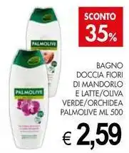 PrestoFresco Bagno doccia fiori di mandorlo e latte/oliva verde/orchidea PALMOLIVE offerta