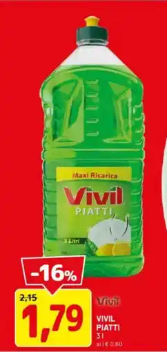 DPiù Vivil piatti offerta