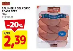 DPiù Salumeria del Corso Roast Beef offerta