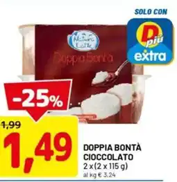 DPiù Doppia bontà cioccolato offerta