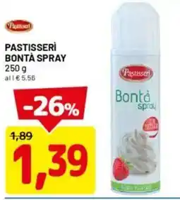 DPiù Pastisseri bontà spray offerta