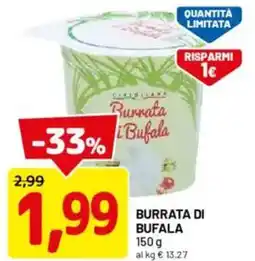 DPiù Burrata di bufala offerta