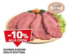 DPiù Scamone di bovino adulto scottona offerta