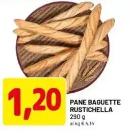 DPiù Pane baguette rustichella offerta