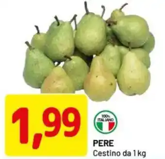 DPiù Pere cestino offerta