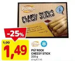 DPiù Più rock cheesy stick offerta