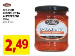 DPiù Delidor bruschetta ai peperoni offerta