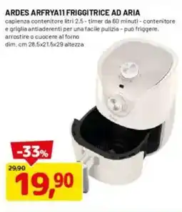 DPiù ARDES ARFRYA11 FRIGGITRICE AD ARIA offerta