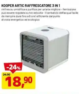 DPiù KOOPER ARTIC RAFFRESCATORE 3 IN 1 offerta