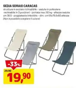 DPiù Sedia SDRAIO caracas offerta