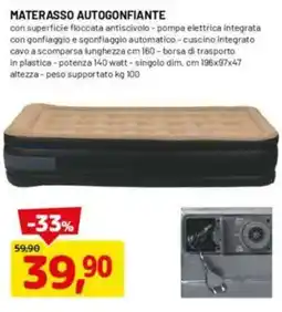 DPiù Materasso autogonfiante offerta