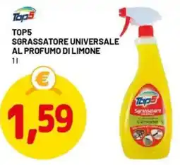 DPiù Top5 sgrassatore universale al profumo di limone offerta