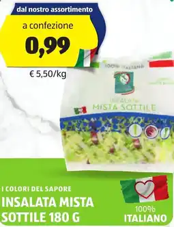 ALDI I colori del sapore insalata mista sottile offerta