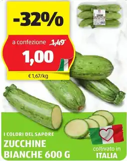 ALDI I colori del sapore zucchine bianche offerta