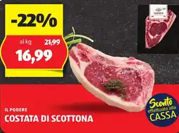 ALDI Il podere costata di scottona offerta