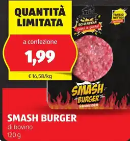 ALDI Smash burger di bovino offerta