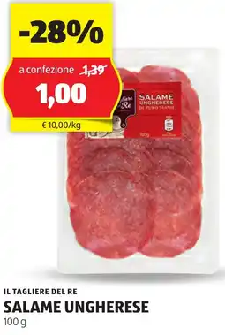 ALDI Il tagliere del re salame ungherese offerta