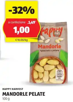ALDI Happy harvest mandorle pelate offerta