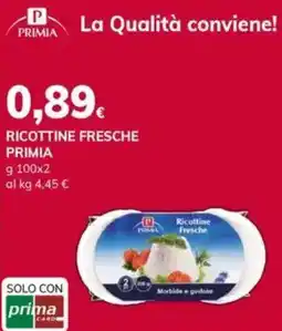 Basko Ricottine fresche PRIMIA offerta
