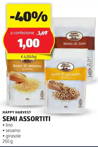 ALDI Happy harvest semi assortiti offerta