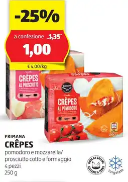 ALDI Primana crêpes offerta