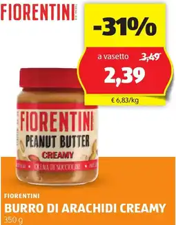 ALDI Fiorentini burro di arachidi creamy offerta