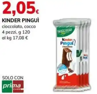 Basko KINDER PINGUÌ cioccolato, cocco offerta