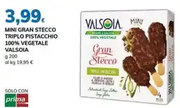 Basko Mini gran stecco triplo pistacchio 100% vegetale VALSOIA offerta