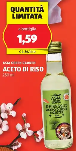 ALDI Asia green garden aceto di riso offerta