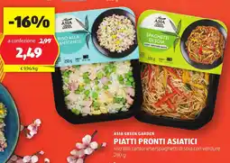 ALDI Asia green garden piatti pronti asiatici offerta