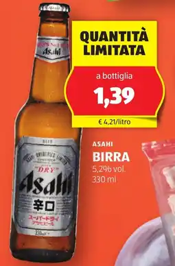 ALDI Asahi birra offerta