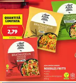 ALDI Asia green garden noodles fritti offerta