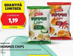 ALDI Snack fun hummus chips offerta