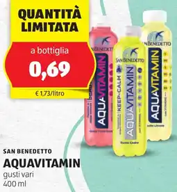 ALDI San benedetto aquavitamin gusti vari offerta