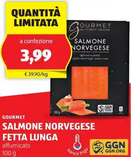 ALDI Gourmet salmone norvegese fetta lunga offerta
